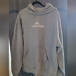Light Blue/gray Hoodie